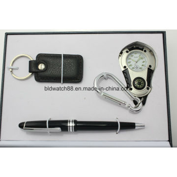 Mens Watch Gift Set with Pendant